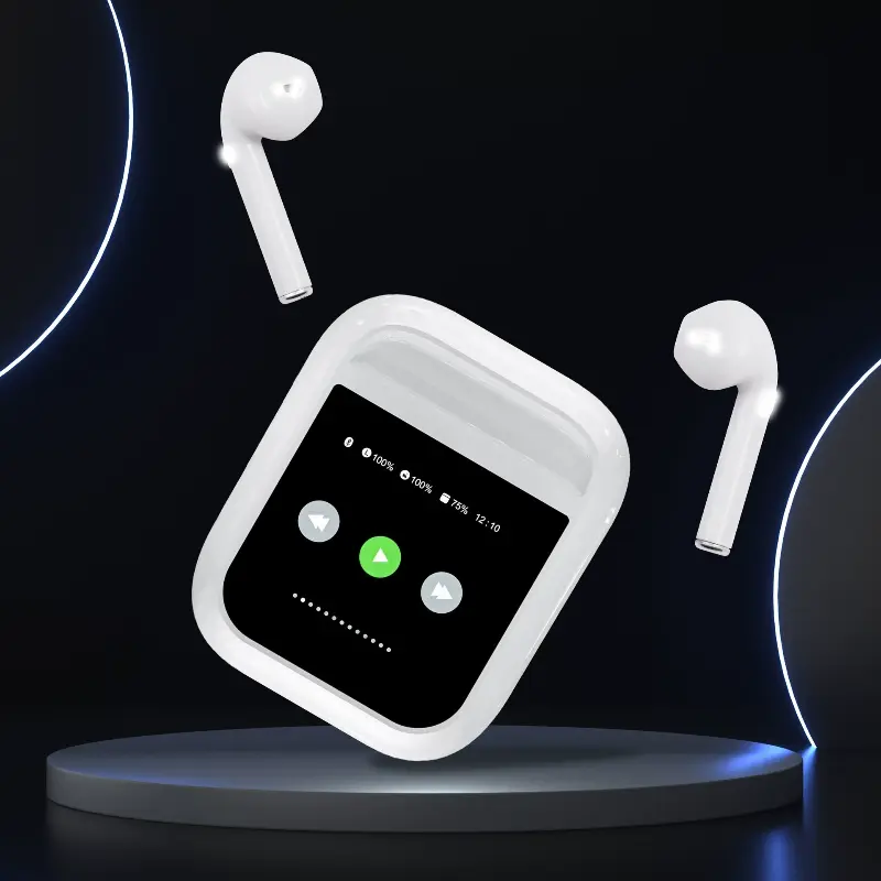 IkkoTouch Screen Bluetooth Headset For Apple Headset Noise Canceling Call Touch Screen Bluetooth Headset