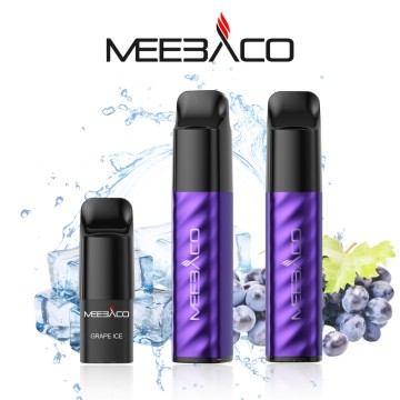 Meebaco N15 8000PUFFS Series Innovative Technology Enhancement, More Delicate Taste of Electronic Cigarette with Bullet Swapper
