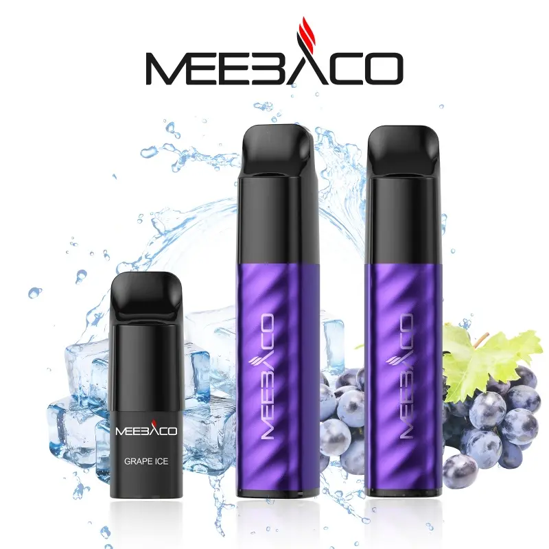 Meebaco N15 8000PUFFS Series Innovative Technology Enhancement, More Delicate Taste of Electronic Cigarette with Bullet Swapper