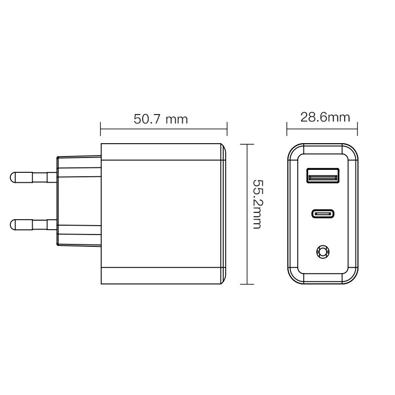 40W Fast charging head