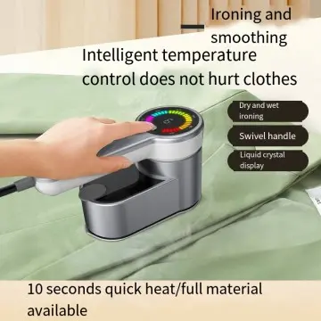 Wet & Dry Handheld Iron Handheld Rotary Steam Hanging Iron Portable Mini Ironing Machine