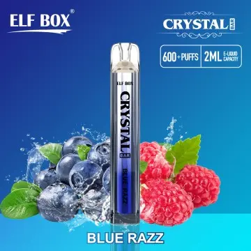 Wholesale New ELF BOX CRYSTAL BAR Fruit Flavored Disposable Electronic Cigarette - 600 Puffs Large Capacity Cool Icy Mouthfeel