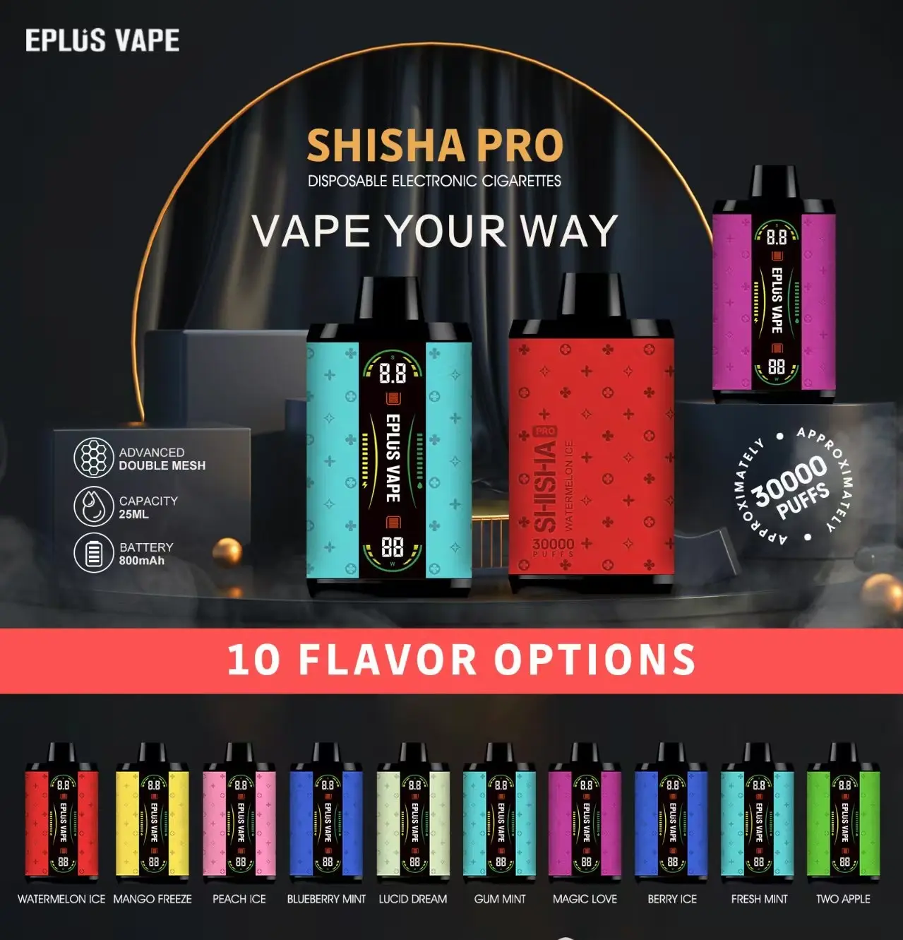 SHISHA PRO30000 Puffs