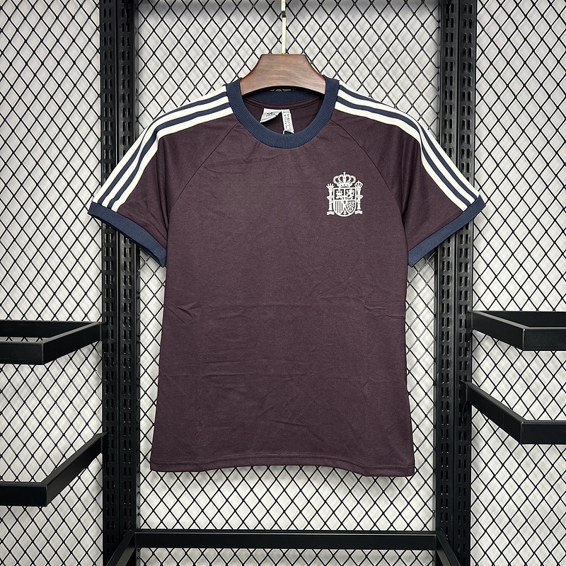 Spain 2024/25 Euro Retro style Jersey