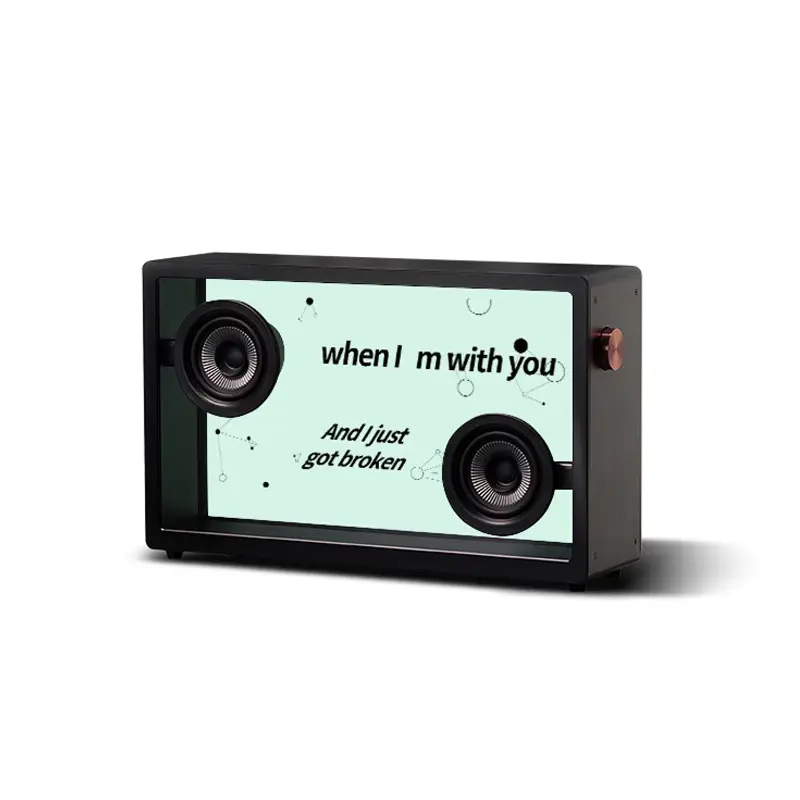 Levitation Transparent Bluetooth Speaker for Retro Home Audio