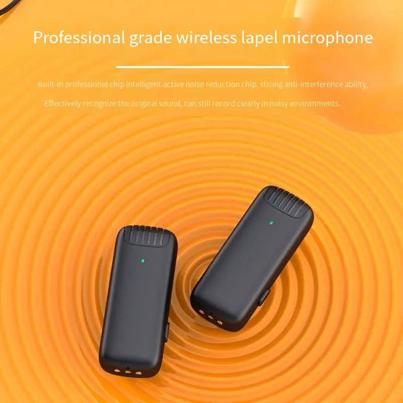 J11J13 Wireless Lavalier Mic - Noise Reduction HD Recording