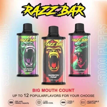 RAZZ BAR 15000 Puff Disposable Vape - Festival Ready Long-Lasting Vape